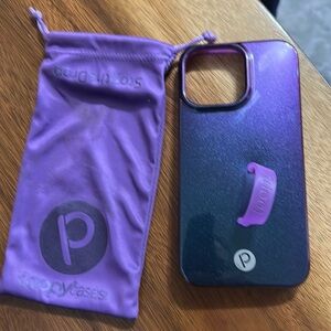 Loopy Case Supernova Shimmer Black and Blue IPhone 14 Pro Max